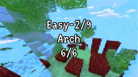 Cubecraft Parkour Easy Difficulty Arch Youtube