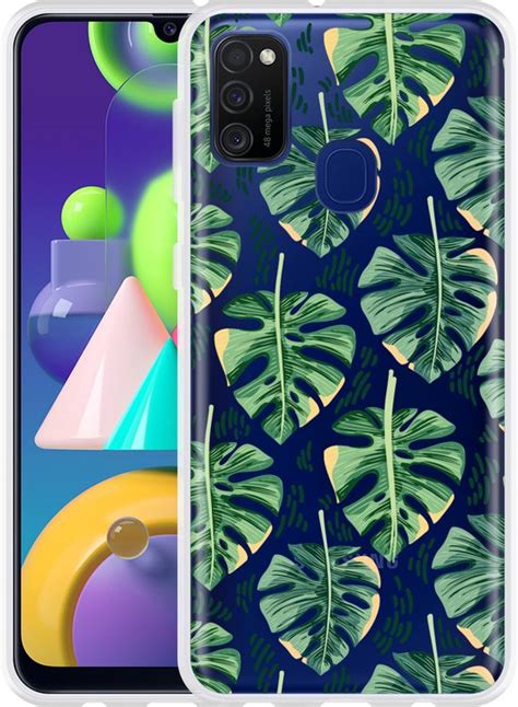 Samsung Galaxy M21 Hoesje Palm Leaves Large Designed By Cazy Bol