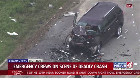 Update 1 Person Confirmed Dead Following 6 Vehicle Crash In Oklahoma