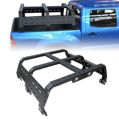 Hooke Road Tacoma Overland Bed Rack W Tonneau Cover Adapters 6 Brackets For Toyota Tacoma 2005