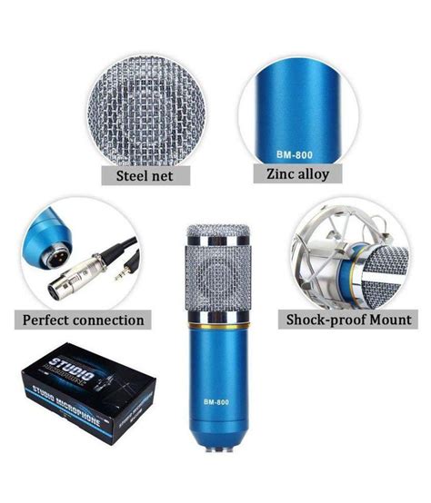 TechTest Professional Studio Dynamic Condenser BM 800 For Recording