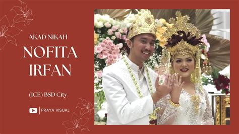 Live Akad Nikah Novita Irfan Di Indonesia Convention Exhibition