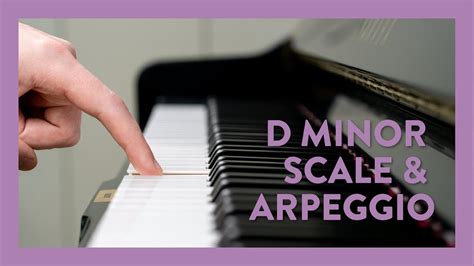 D Minor Scales Arpeggios And Chords Piano Lesson 198 Hoffman