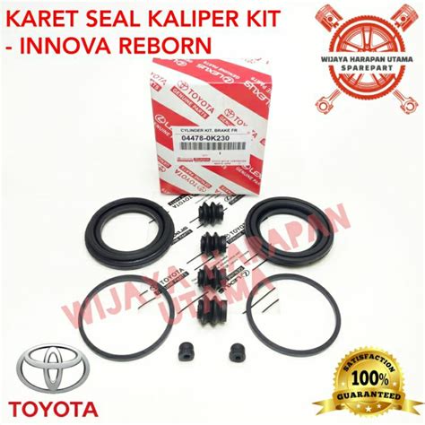 Jual Caliper Kaliper Kit Karet Seal Kit Rem Cakram Depan Innova Reborn