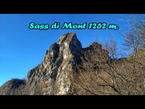 Sass Di Mont O Sasso Di Monte 1262 M Da Dasio Co Alpe Mapel