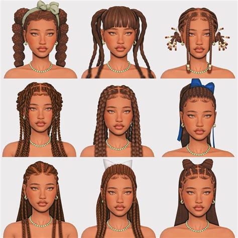 Braids Locs Twists And More Maxis Match Edition Part 2 In 2024