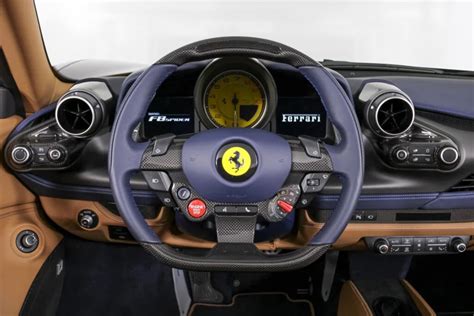 Ferrari F8 Spider in Blue with Beige Tradizione Interior - Snaaplux News