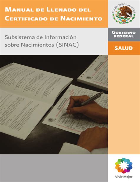 Manual De Llenado Del Certificado De Nacimiento