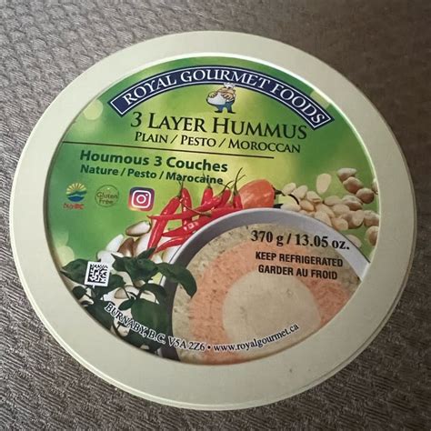 Royal Gourmet Foods 3 Layer Hummus Reviews Abillion