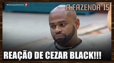 OLHA A REAÇÃO DE CEZAR BLACK QUANDO ANDRÉ RESPONDEU ELE SOBRE OS