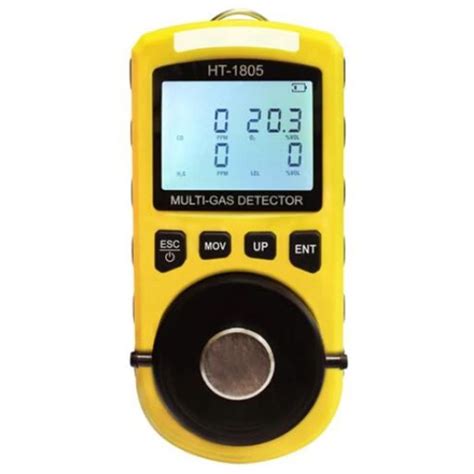 Original Ht 1805 4 In 1 Gas Analyzer Detector Portable O2 Co H2s Lel Tester Toxic And Harmful