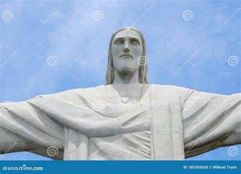 Statue Of Jesus Christ In Rio De Janeiro Brazil Editorial Stock Photo