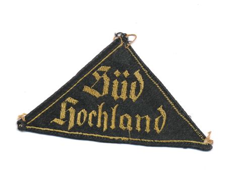 Hj Hitlerjugend Gebietsdreieck S D Hochland Josef Pfanzelter Militaria