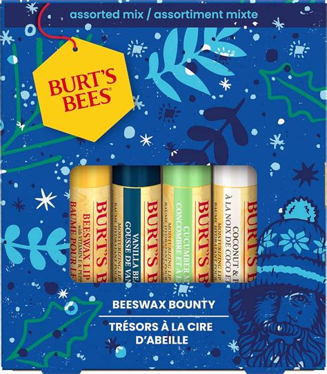 Burt s Bees Pack múltiple de bálsamos labiales con cera de abejas y