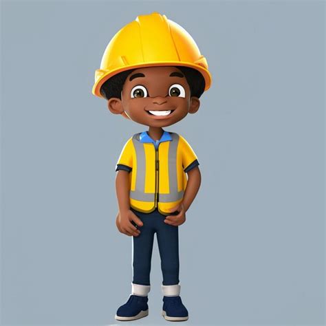 Uma Figura De Pl Stico De Uma Crian A Usando Um Capacete E Um Capacete