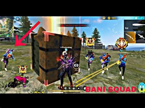 Free Fire Solo Vs Squas Full Rush Headshot Rate Gameplay Garena