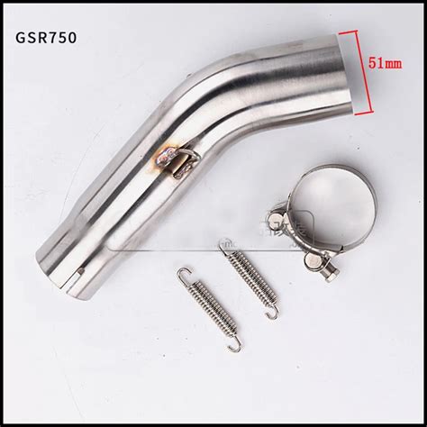 Motorcycle Exhaust Middle Pipe Muffler Connect Link Pipe Middle Section