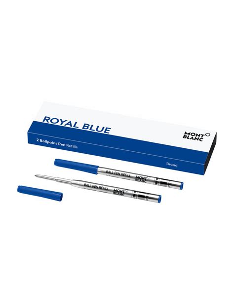 Montblanc 2 Ballpoint Pen Refills (B) Royal Blue 124491 | Rotap Online Shop