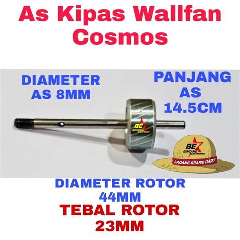 Jual As Kipas Angin Cosmos Wall Fan As Kipas Cosmos Dinding 14 5 Cm Di