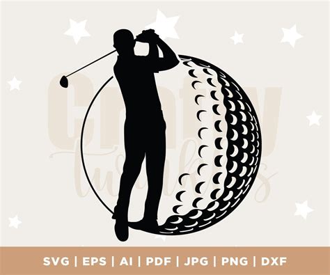 Golf Svg Golfing Svg Golfing Design Svg Golf Logo Golf Ball Svg