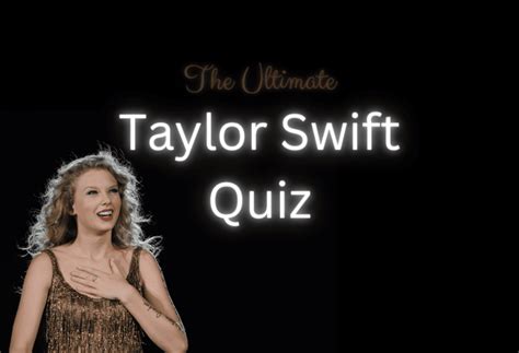 Taylor Swift Quiz Questions And Answers 2025