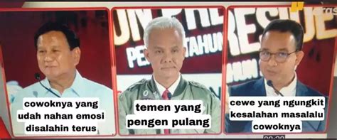 Potret Kocak Meme Lucu Debat Capres Ini Saking Absurdnya Bikin