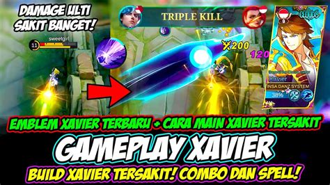 GAMEPLAY XAVIER BEYOND THE CLOUDS EMBLEM BUILD XAVIER TERSAKIT 2023