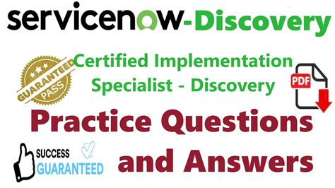 Part Servicenow Cis Discovery Servicenow Discovery Practice