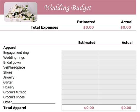 Wedding Checklist Template | Wedding Checklist Excel Template ...