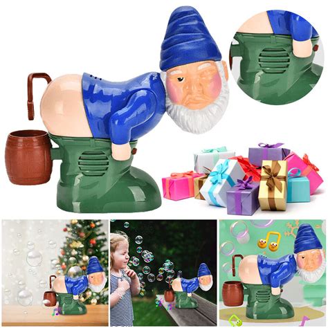 Hot Santa Claus Fart Bubble Blowers Creative Butt Bubble Machine Xmas