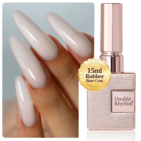 Amazon Double Rhythm Ml Milky White Gel Nail Polish Rubber Base