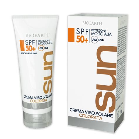 Spf Crema Viso Solare Colorata Protezione Molto Alta Uva Uvb