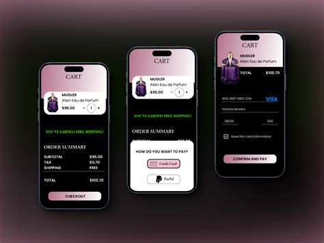 Daily Ui Credit Card Checkout Page Behance