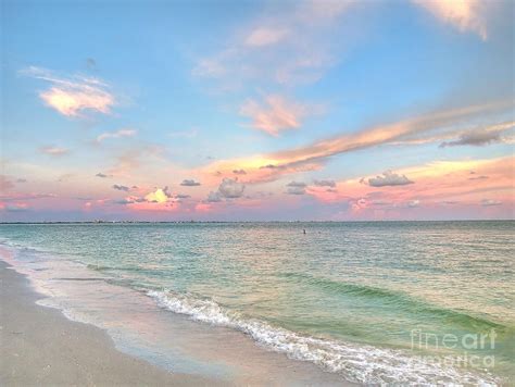 Pastel Sunset On Sanibel Island Photograph by Jeff Breiman