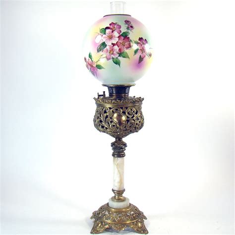 Signed Bradley And Hubbard Banquet Lamp S Etsy