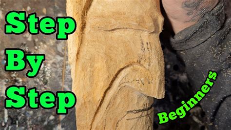 Wood Carving For Beginners Step By Step Carving A Wood Spirit With A