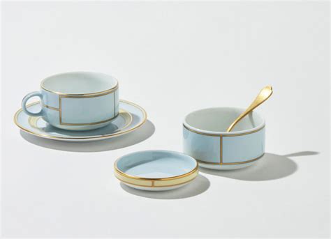 Ginori 1735 Diva Celeste Dinnerware Kneen Co