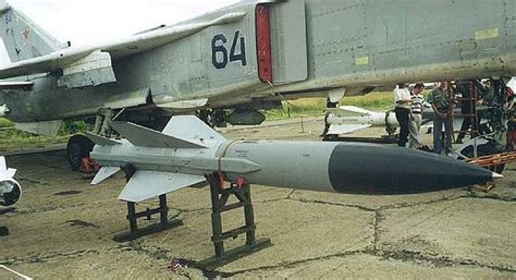 Soviet Kh 58 Kilter As 11 Air To Ground Missile Su 24 Fencer