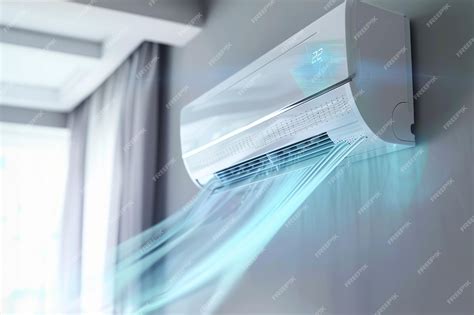 Premium Photo Air Conditioner Blowing Cold Air In A Room