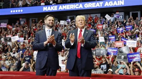 Junto A Jd Vance Se Da El Primer Mitin De Donald Trump Tras Atentado En