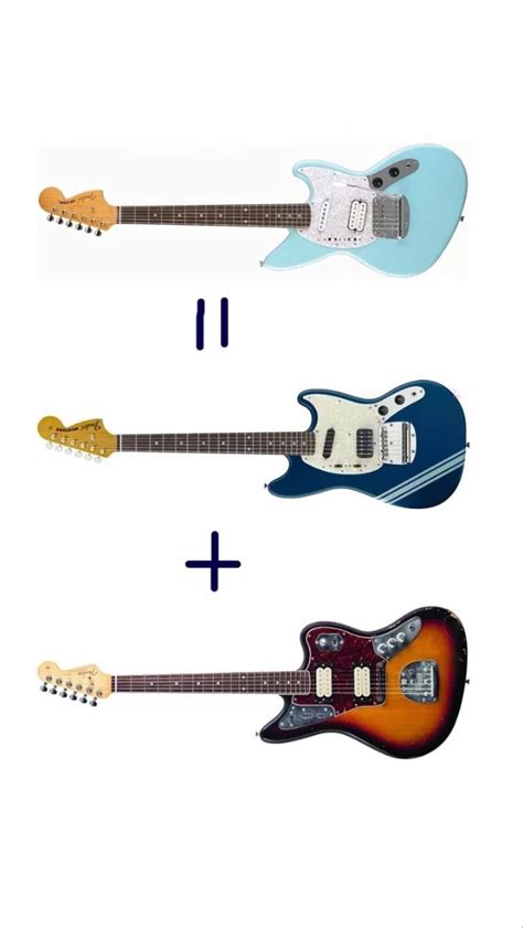 Kurt Cobain Fender Mustang Jaguar And Jagstang Guitars Nirvana