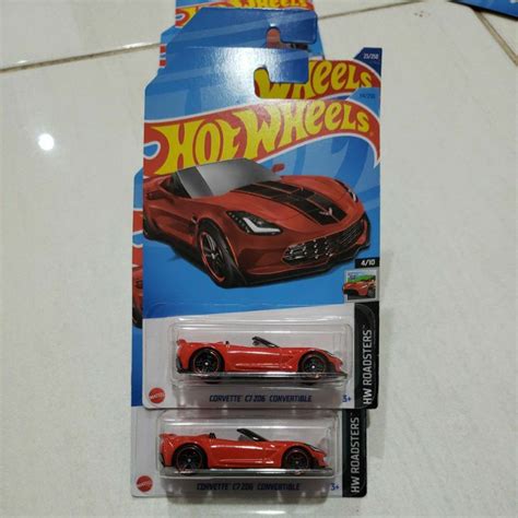 Jual Hot Wheels Corvette C Z Convertible Shopee Indonesia
