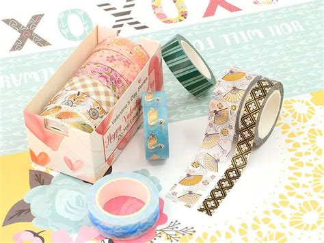 MASKING TAPE Ruban adhésif décoratif en plume de cygne 10 M bande Washi