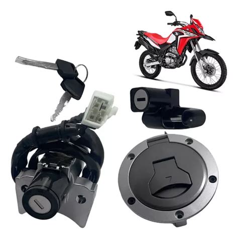 Kit Chave Ignição Tampa Trava Honda Xre 300 2019 2021 2022