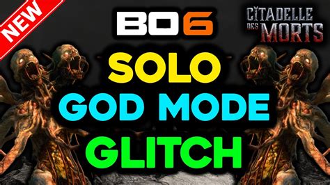 NEW SOLO GOD MODE GLITCH CITADEL DES MORTS UNLIMITED XP CAMO