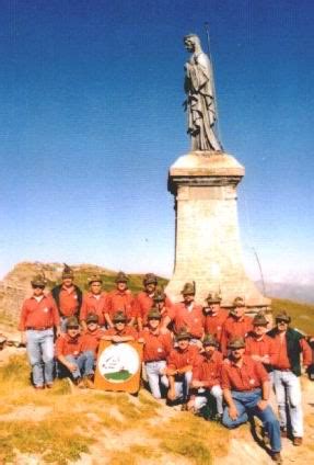 Il Coro Alpino Monte Saccarello Alla Adunata Degli Alpini Nel