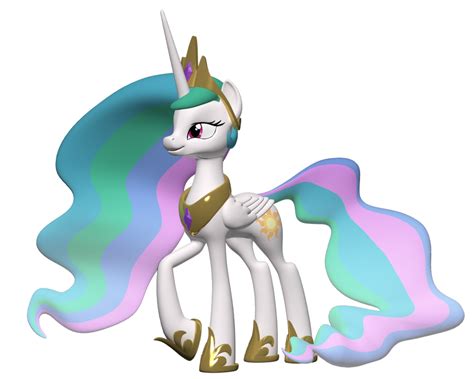 Princess Celestia 3d Model By Clawed Nyasu On Deviantart