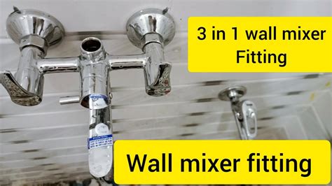 Wall Mixer Fitting Bathroom Mixer Fitting How To Install Wall Mixer Tap Tk Plumber Youtube