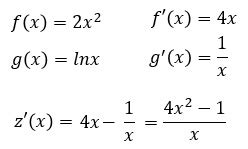 Derivada De La Resta Universo Formulas