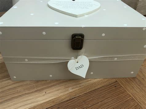 Personalised Very Large Memory Box In Memory Of Dad Etsy Uk